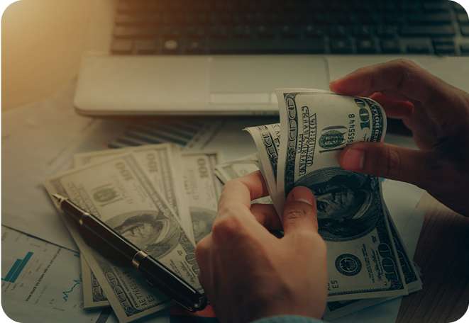 Money and insurance documents